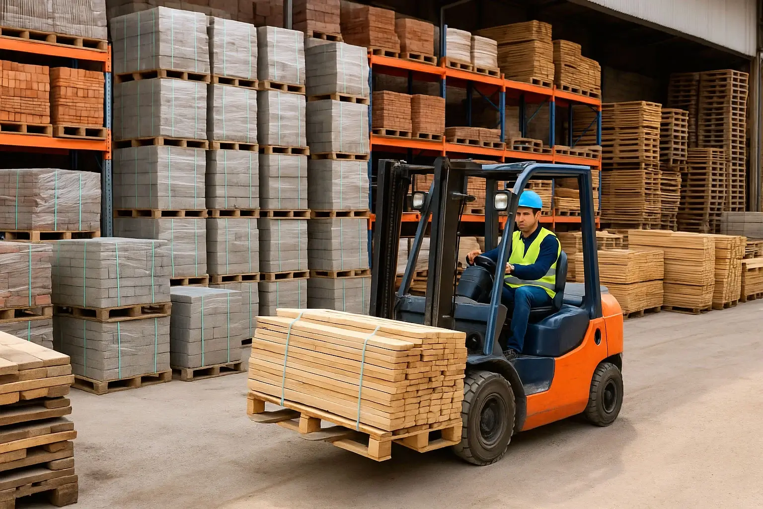 Logística de Materiais de Construção: desafios, armazenagem, transporte e melhores práticas (2026)